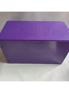 FUN Polly Pocket Toy Chest  Official LARGE Storage Bin with Lid, Decorative Box